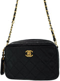 Chanel Matelasse Chain Shoulder Bag Black