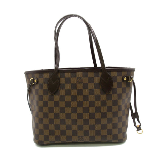 Louis Vuitton Neverfull Tote Bag PVC Coated Canvas Damier