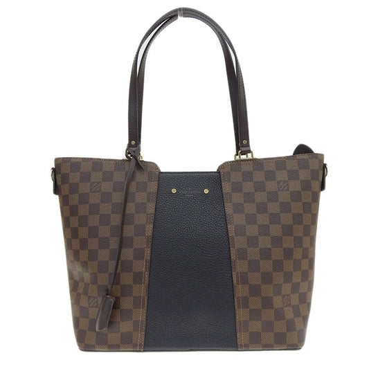 Louis Vuitton Damier Handbag Jersey Noir Black