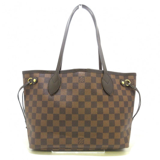 Louis Vuitton Neverfull PM Tote Bag Ebene Damier Canvas