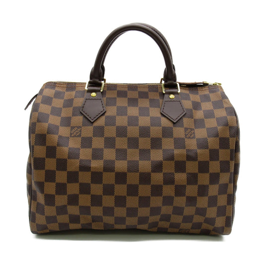Louis Vuitton Speedy 30 Handbag Canvas Damier