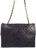 Chanel Matelasse Chain Shoulder Bag Black