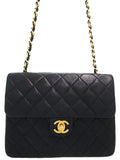 Chanel Matelasse Chain Shoulder Bag Black