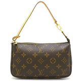 Louis Vuitton Monogram Pochette Accessoire Brown Accessory Pouch