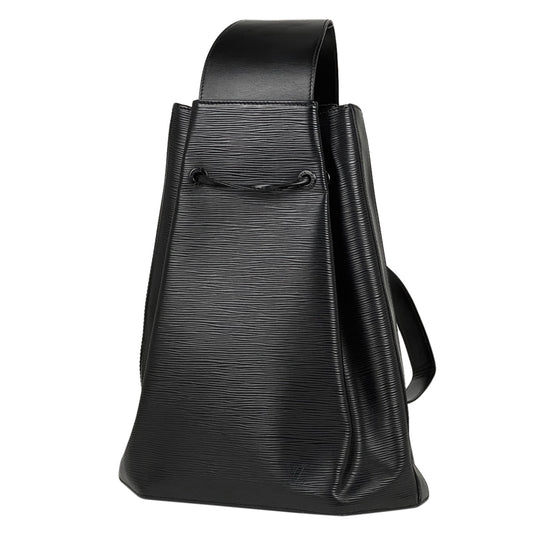 Louis Vuitton Sack Ad Epi Noir Drawstring Shoulder Bag