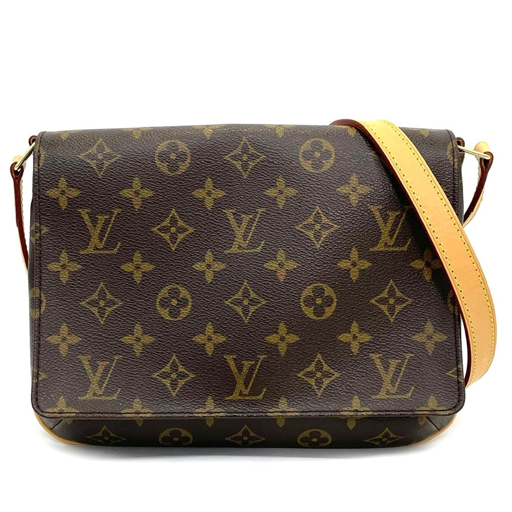 Louis Vuitton Shoulder Bag Monogram M tte Tango Brown