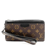 Louis Vuitton Long Wallet Monogram Macassar Zippy Dragonne Brown