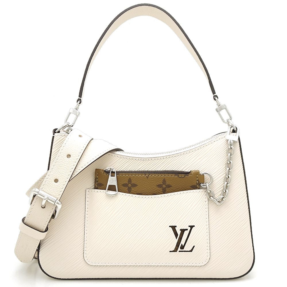 Louis Vuitton Epi Marrel Shoulder Bag White