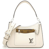 Louis Vuitton Epi Marrel Shoulder Bag White