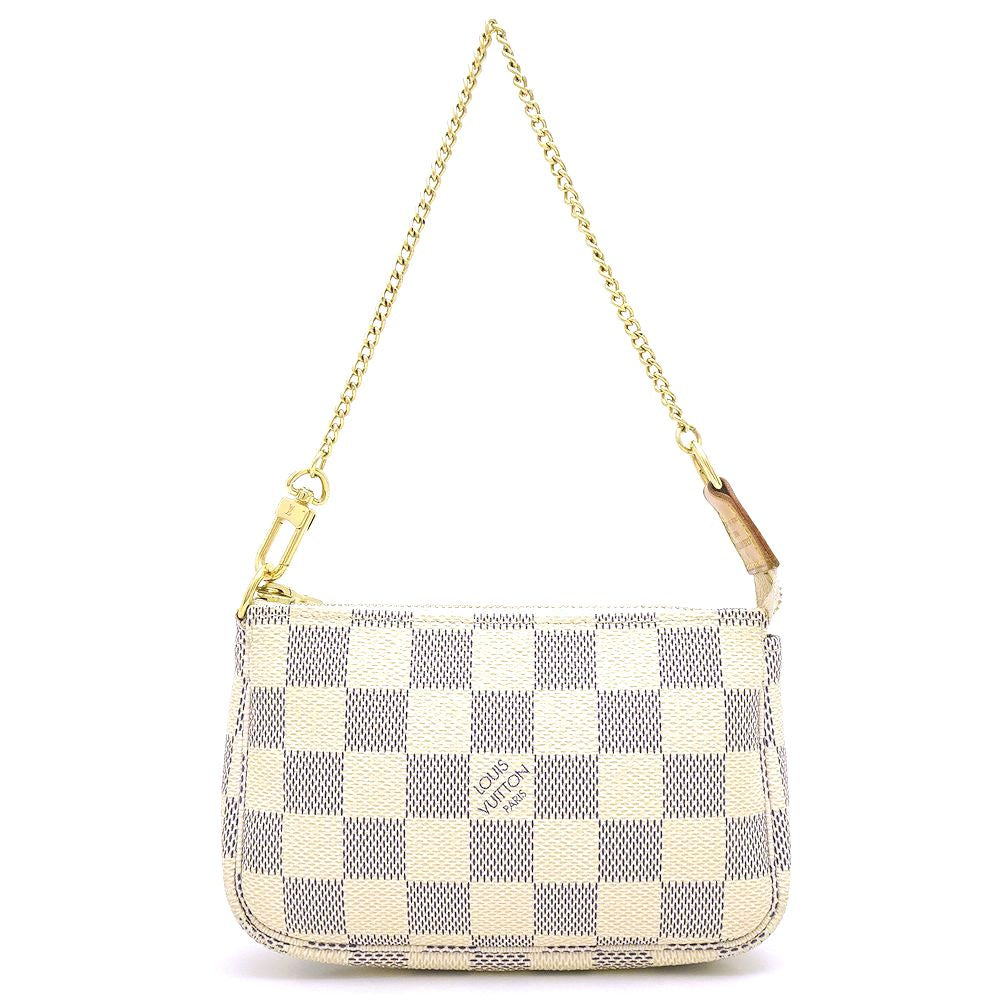 Louis Vuitton Damier Azur Mini Pochette Accessoire Accessory Pouch