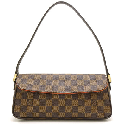 Louis Vuitton Damier Recolator Ebene Handbag Brown