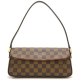 Louis Vuitton Damier Recolator Ebene Handbag Brown