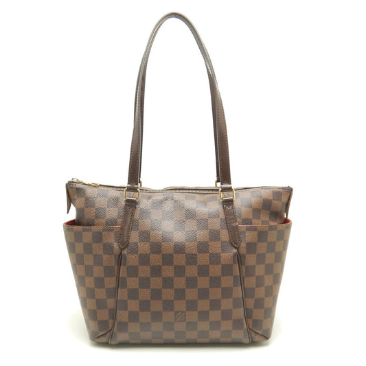 Louis Vuitton Damier Totally PM Ebene Tote Bag Brown