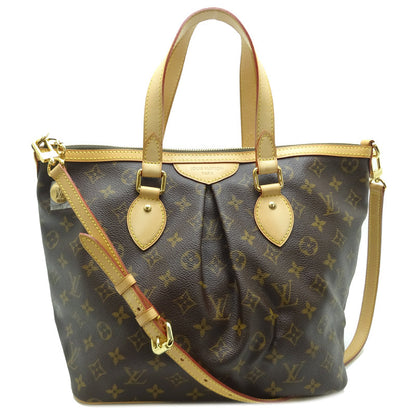 Louis Vuitton Palermo PM Handbag Monogram Brown