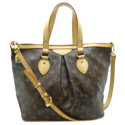 Louis Vuitton Palermo PM Handbag Monogram Brown