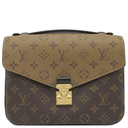 Louis Vuitton 2way Bag Pochette Metis MM Monogram Brown