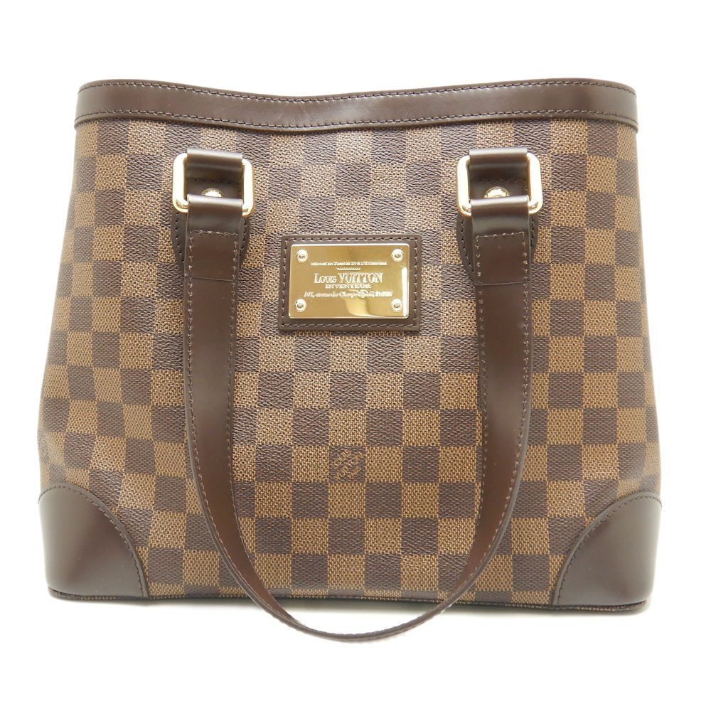 Louis Vuitton Damier Hampstead PM Ebene Tote Bag Brown