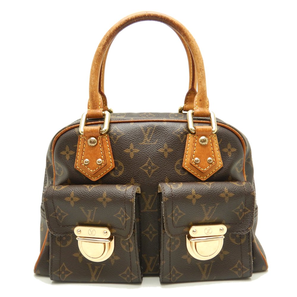 Louis Vuitton Monogram Manhattan PM Brown Handbag