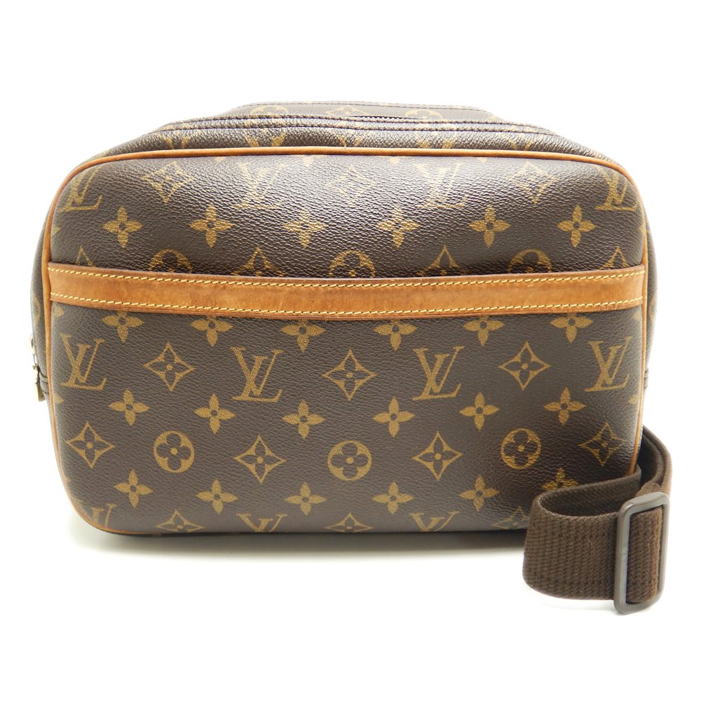 Louis Vuitton Monogram Reporter PM Brown Diagonal Shoulder