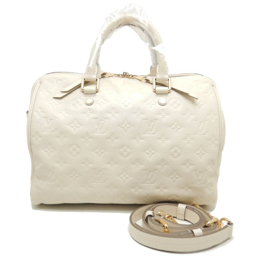 Louis Vuitton Emplant Speedy Bandouliere 30 Neige Ivory Boston Bag