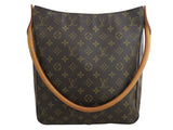 Louis Vuitton Monogram Looping MM Shoulder Bag One Shoulder Brown x Gold Hardware