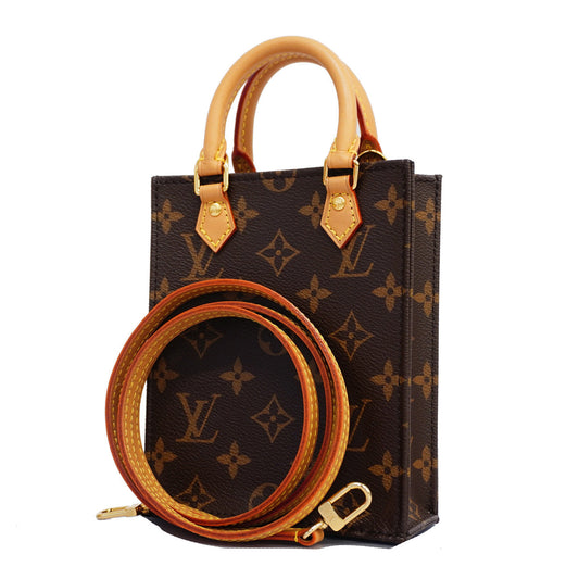 Louis Vuitton Monogram Petite Sac Plat Handbag
