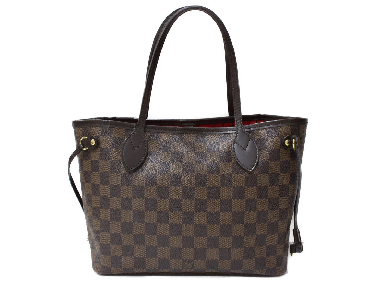 Louis Vuitton Neverfull PM Tote Bag Damier Ebene Brown