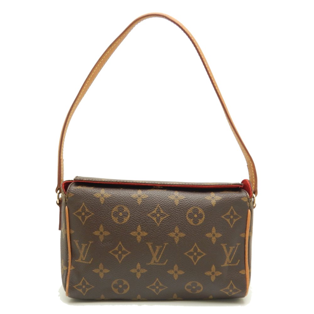 Louis Vuitton Monogram Recital Brown Handbag