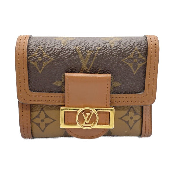 Louis Vuitton Brown Coin Case Portefeuille Dauphine Monogram Compact