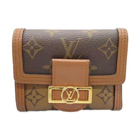 Louis Vuitton Brown Coin Case Portefeuille Dauphine Monogram Compact