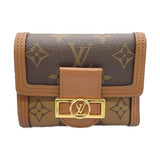 Louis Vuitton Brown Coin Case Portefeuille Dauphine Monogram Compact