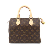 Louis Vuitton Monogram Speedy 25 Hand Bag Brown