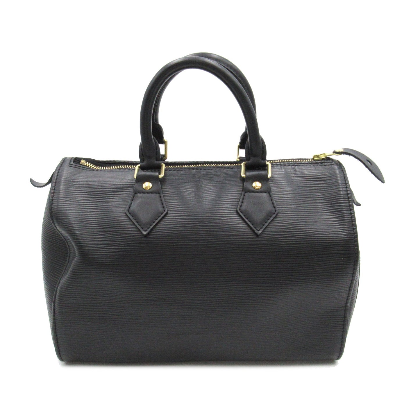 Louis Vuitton Speedy 25 Handbag Leather Epi Black