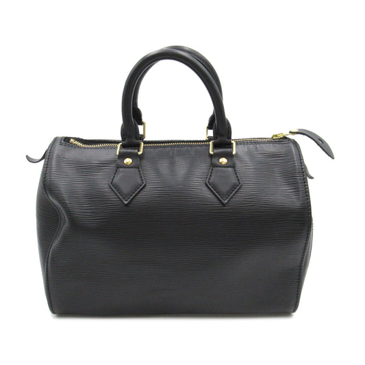 Louis Vuitton Speedy 25 Handbag Leather Epi Black