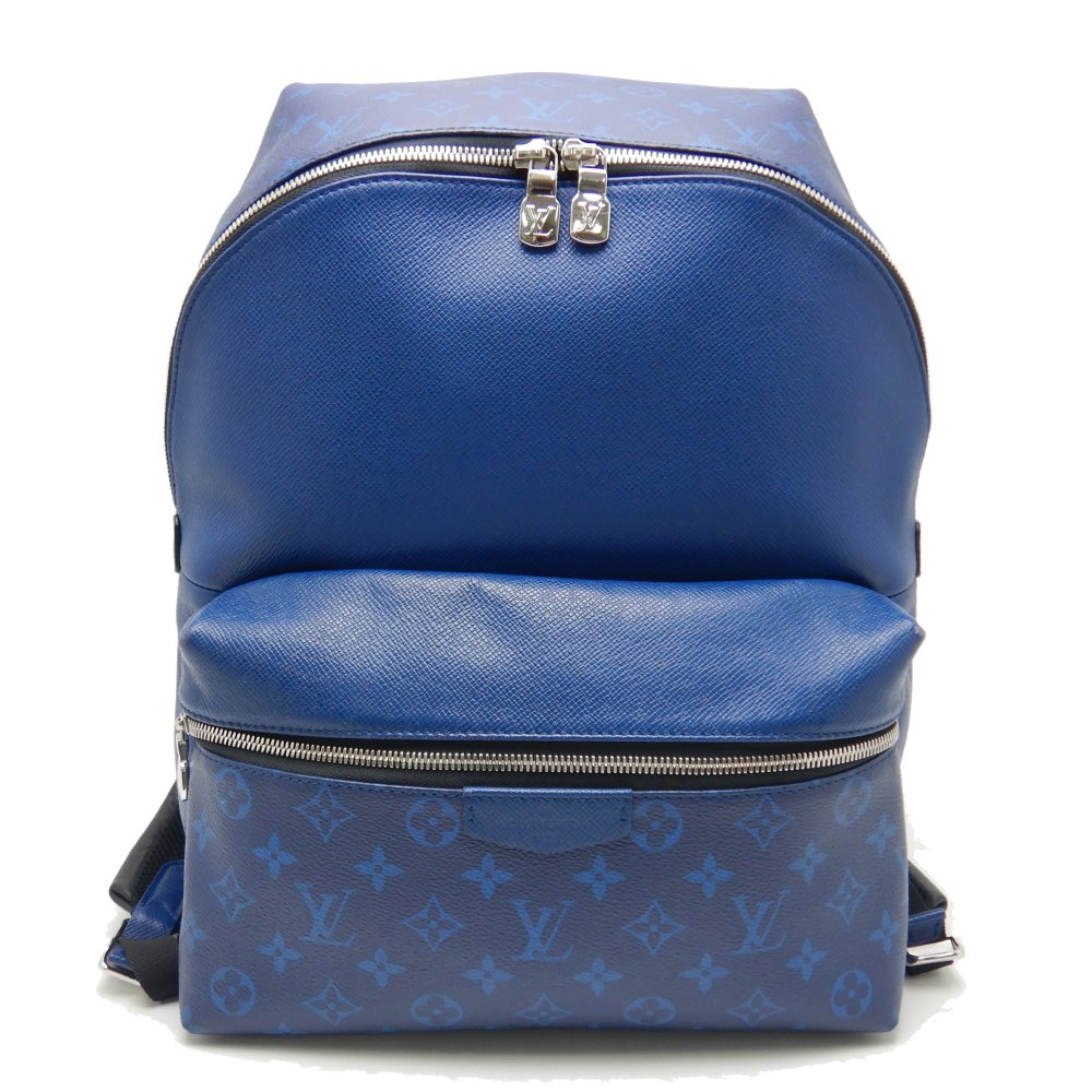 Louis Vuitton Discovery Backpack Cobalt Taiga Monogram Blue