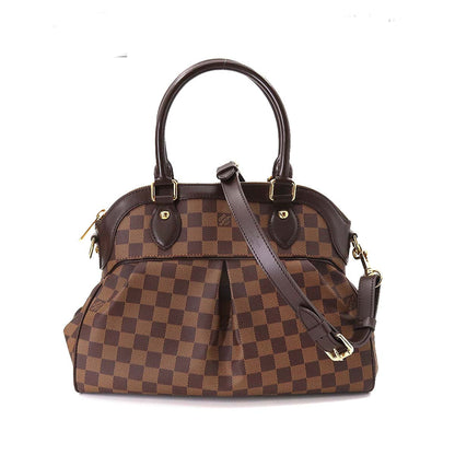 Louis Vuitton Damier Trevi PM 2 Way Hand Shoulder Bag Ebene