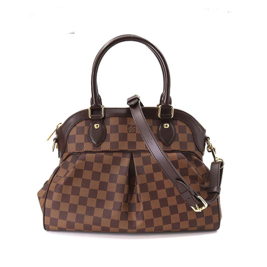 Louis Vuitton Damier Trevi PM 2 Way Hand Shoulder Bag Ebene