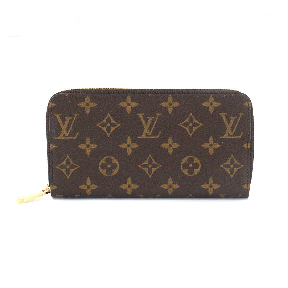 Louis Vuitton Monogram Zippy Wallet Round Zipper Long Wallet Fuchsia RFID Gold Hardware
