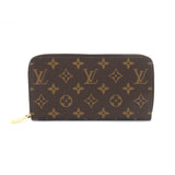 Louis Vuitton Monogram Zippy Wallet Round Zipper Long Wallet Fuchsia RFID Gold Hardware