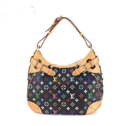 Louis Vuitton Monogram Multicolor Greta Noir Gold Hardware Black