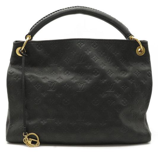 Louis Vuitton Implant Artsy MM Tote Shoulder Bag Anfini Black