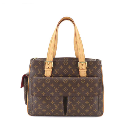 Louis Vuitton Multipli Cite Monogram Canvas Shoulder Bag Brown