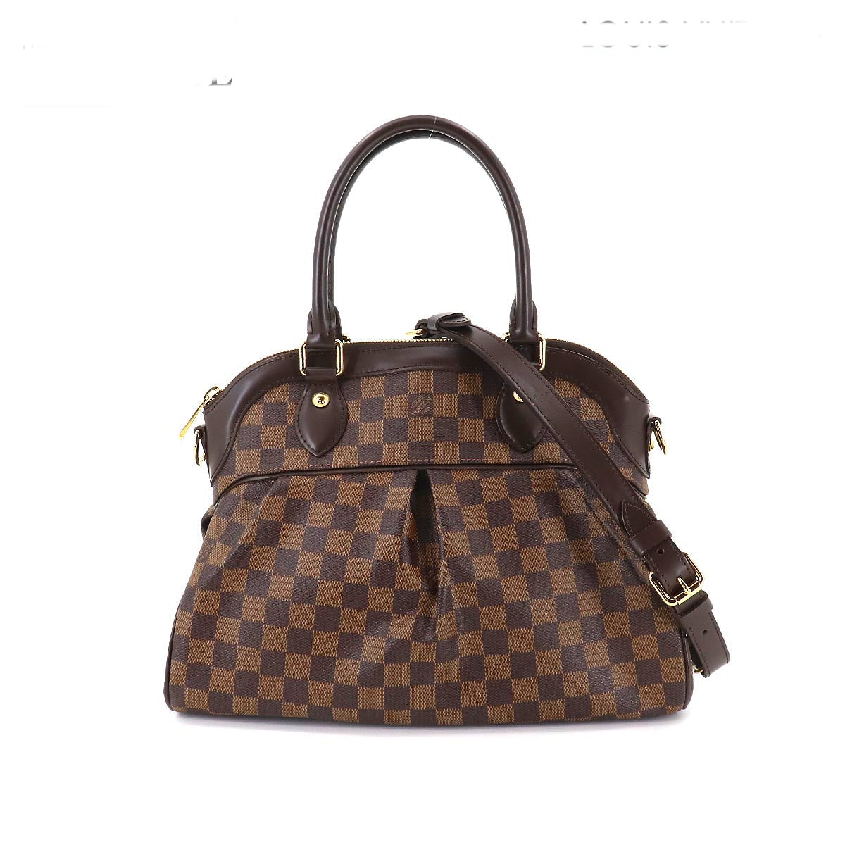 Louis Vuitton Damier Trevi PM 2 Way Hand Shoulder Bag Ebene