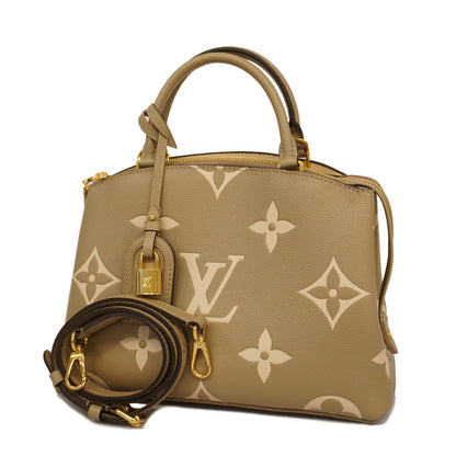 Louis Vuitton Monogram Emplant Petit Palais PM Creme