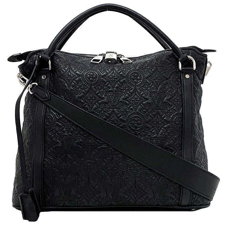Louis Vuitton Ixia PM Black Silver Noir Monogram Antia
