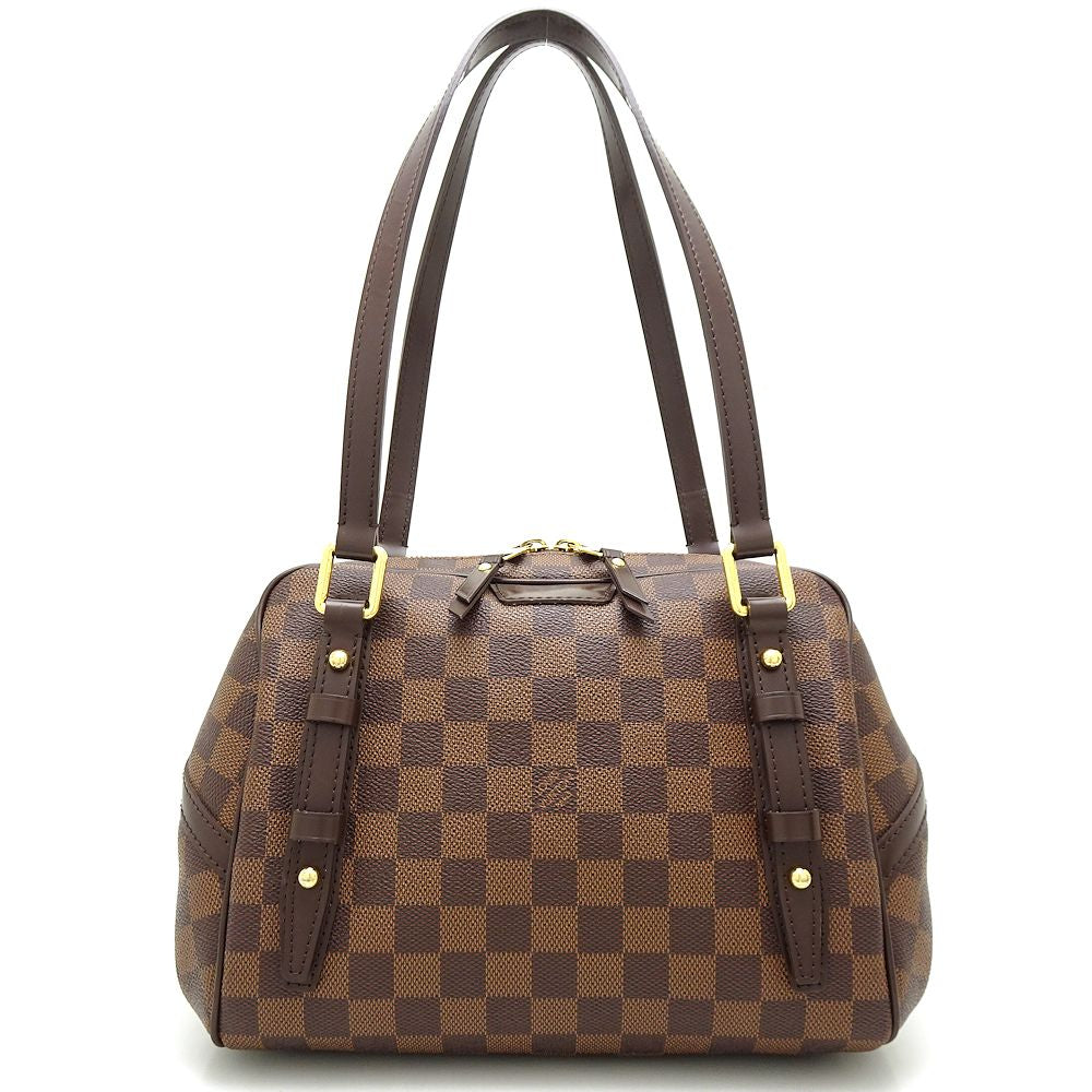 Louis Vuitton  Damier Belmont PM Ebene Tote Bag Shoulder Brown