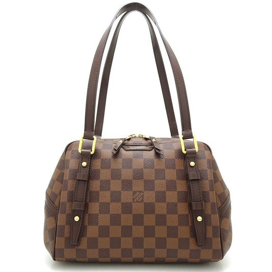 Louis Vuitton  Damier Belmont PM Ebene Tote Bag Shoulder Brown