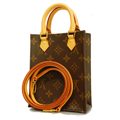 Louis Vuitton Monogram Petite Sac Plat Handbag