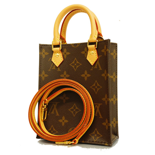Louis Vuitton Monogram Petite Sac Plat Handbag