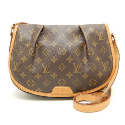 Louis Vuitton Monogram Menilmontant PM Brown Diagonal Shoulder